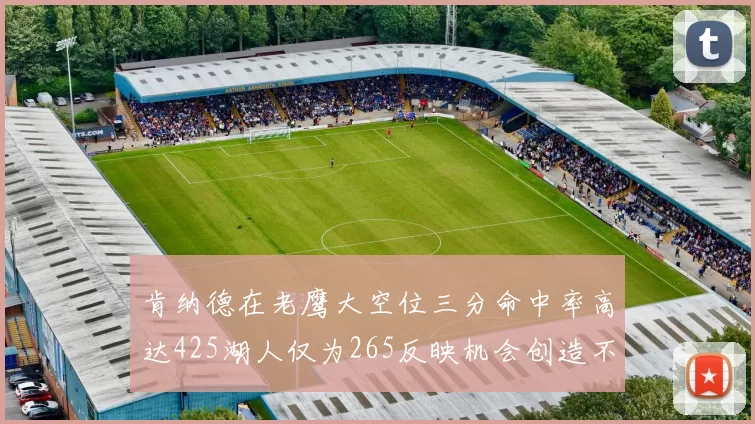 肯纳德在老鹰大空位三分命中率高达425湖人仅为265反映机会创造不足